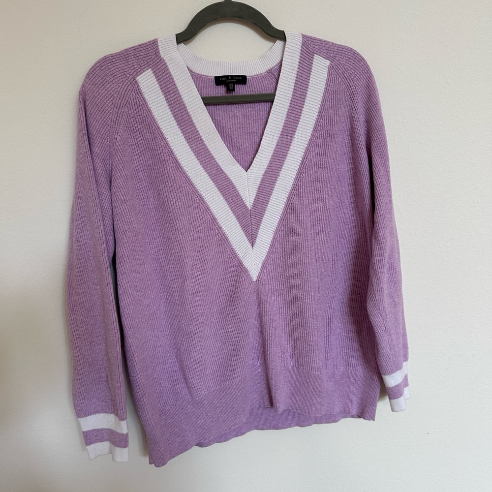 Lilac Rag & Bone Tennis Sweater